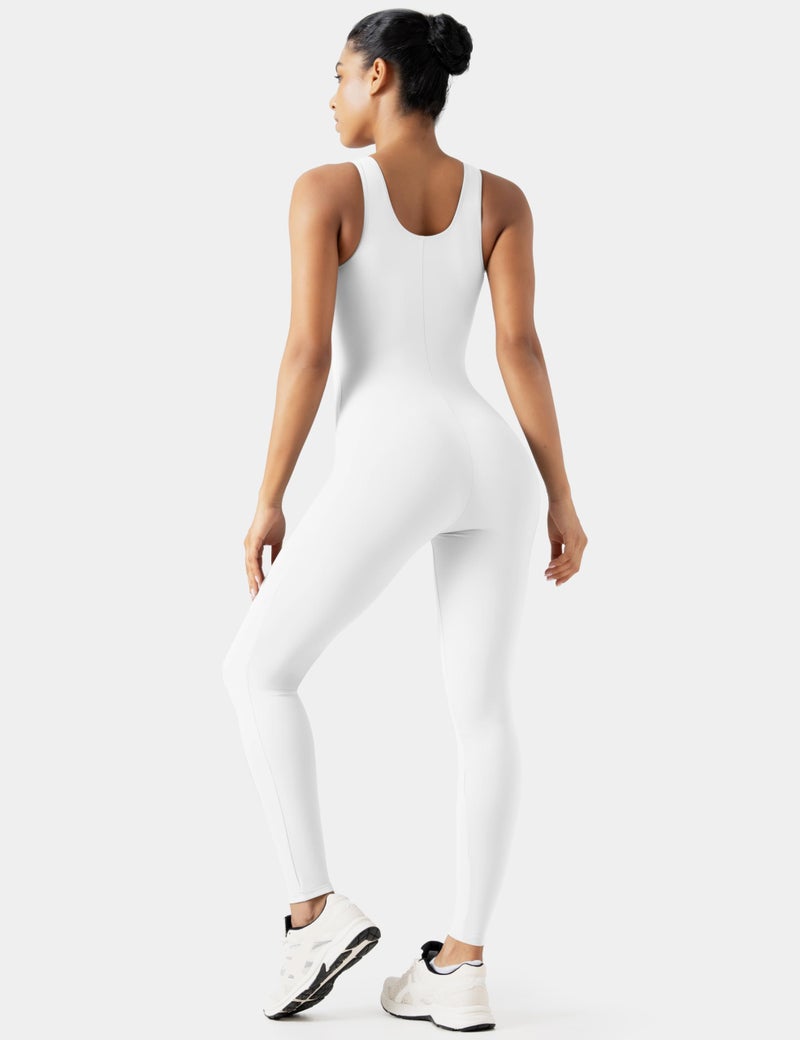 Speerise Women Rompers Jumpsuits Leotards Bodysuit One Piece Tank Top Outfit â€“ Tummy Control Workout Jumpers Body Suits Sleeveless activewear jumpsuit with light compressionâ€”ideal for performance and layering - Image 3